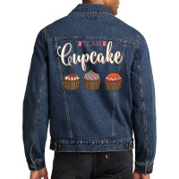 Cute Baking Gift Print Baker Pastry Chef Team Cupc Men Denim Jacket | Artistshot