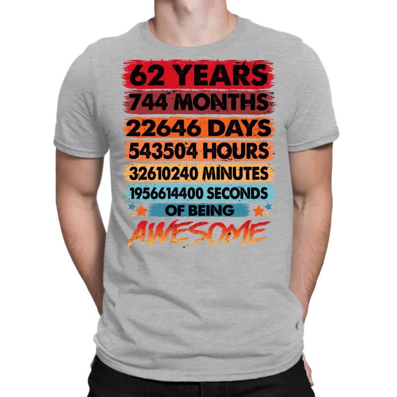 62nd Birthday  62 Years Old Vintage Birthday 70s T-shirt | Artistshot