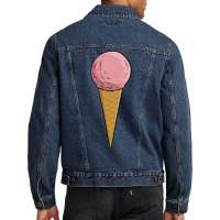 Ice Cream Cone Strawberrry Men Denim Jacket | Artistshot