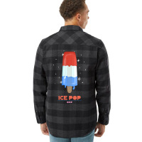 Ice Pop Drip Humor Flannel Shirt | Artistshot