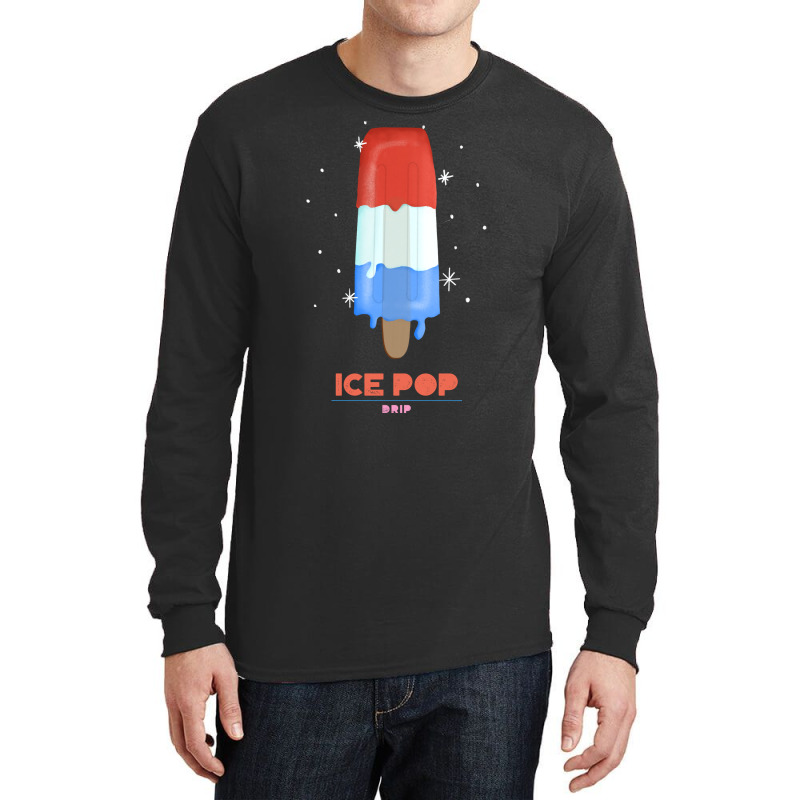 Ice Pop Drip Humor Long Sleeve Shirts | Artistshot