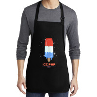 Ice Pop Drip Humor Medium-length Apron | Artistshot