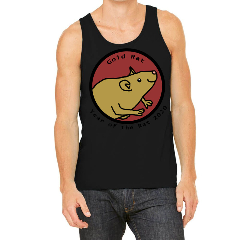 Born Year Of The Gold Rat 2020 Cute Tank Top | Artistshot