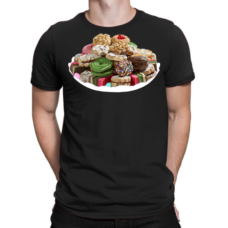 Italian Assorted Colorful Cookie Platter Tray Humo T-shirt | Artistshot