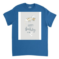 Happy Birthday Print Hipster Classic T-shirt | Artistshot