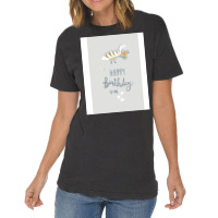 Happy Birthday Print Hipster Vintage T-shirt | Artistshot