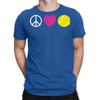 Peace Love Tennis Vintage T-shirt | Artistshot