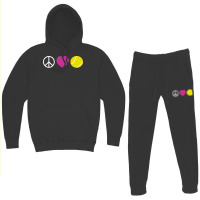 Peace Love Tennis Vintage Hoodie & Jogger Set | Artistshot