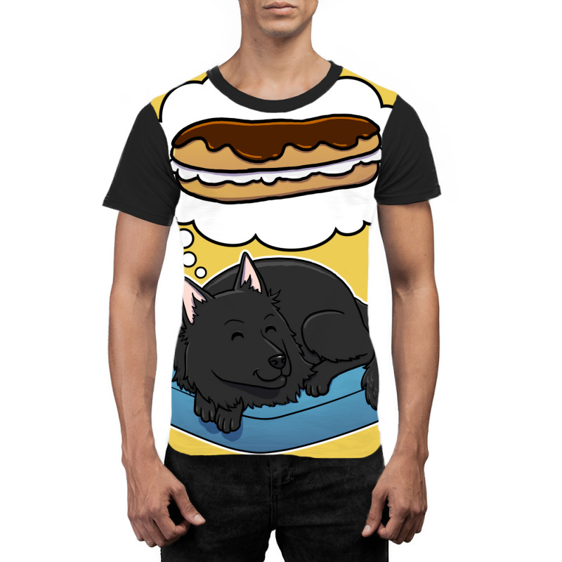 Belgian Sheepdog Dreaming About Eclairs Tumblr Graphic T-shirt by kaistosylinj | Artistshot