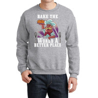 Baking Baker Biscuits Cake Blue Crewneck Sweatshirt | Artistshot