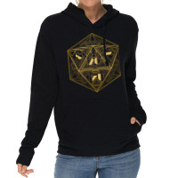 D20 Art Deco Stars Lightweight Hoodie | Artistshot