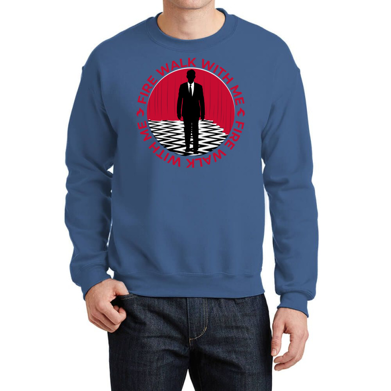 Fire Walk With Me Crewneck Sweatshirt by persiefennink | Artistshot