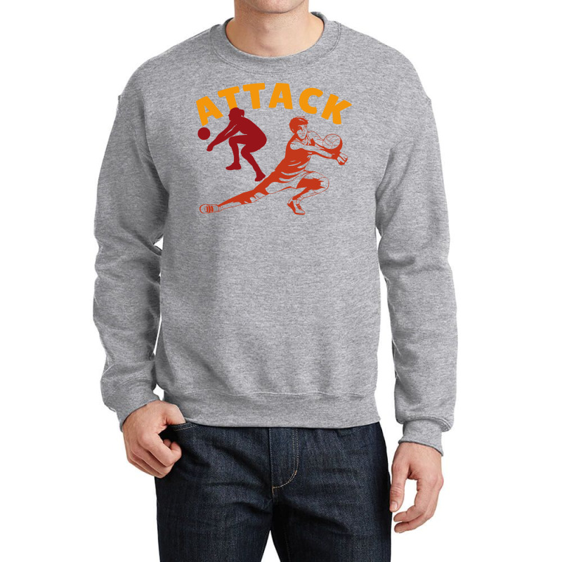 Volleyball Attack 5 Boy Crewneck Sweatshirt by mesapehozajc | Artistshot