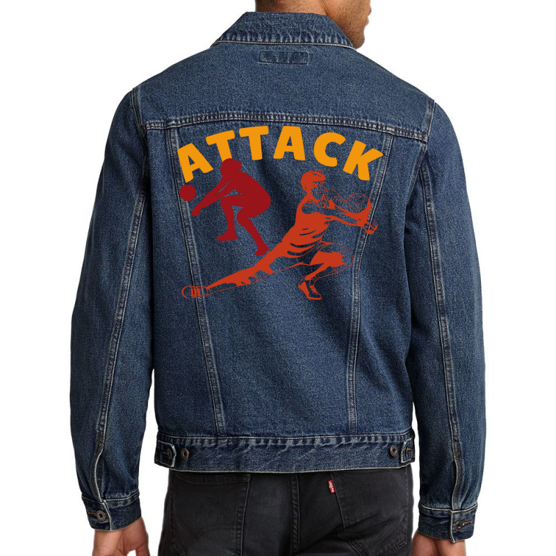 Volleyball Attack 5 Boy Men Denim Jacket by mesapehozajc | Artistshot