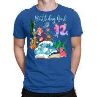 Cute Mermaid 12th Birthday Girl Gift T-shirt | Artistshot