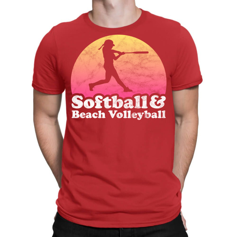 Softball And Beach Volleyball Gift For Softball Pl T-Shirt by horathmheannj | Artistshot