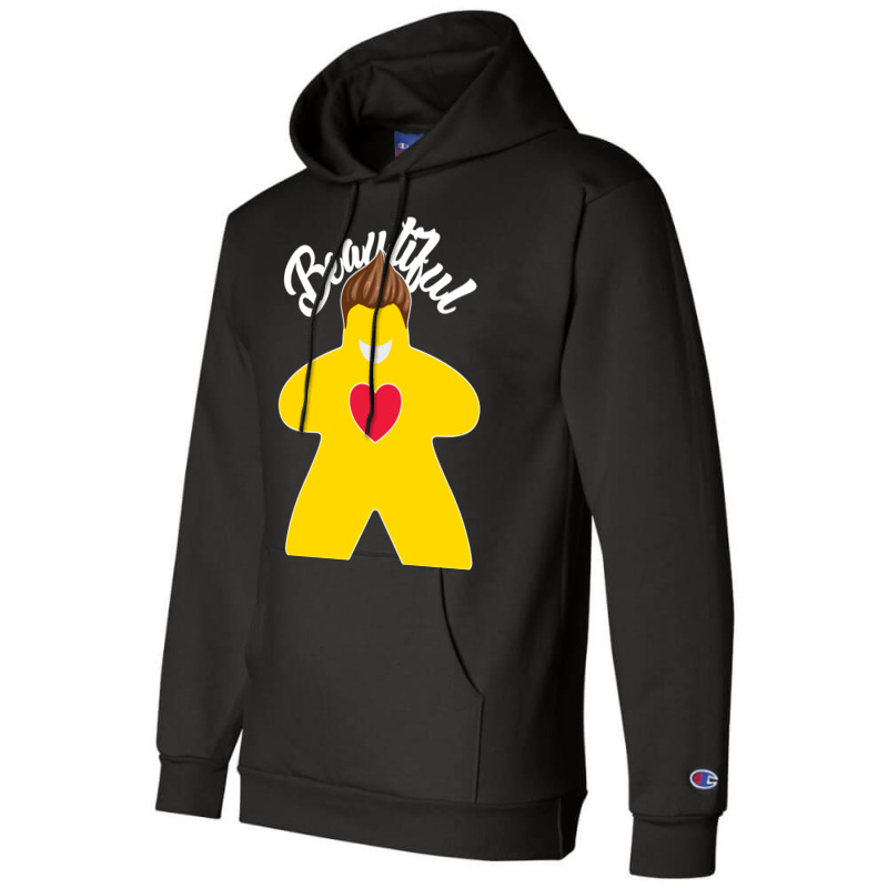 Beautiful Meeple Yellow Yellow Champion Hoodie | Artistshot