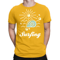 Surfing White Nature T-shirt | Artistshot