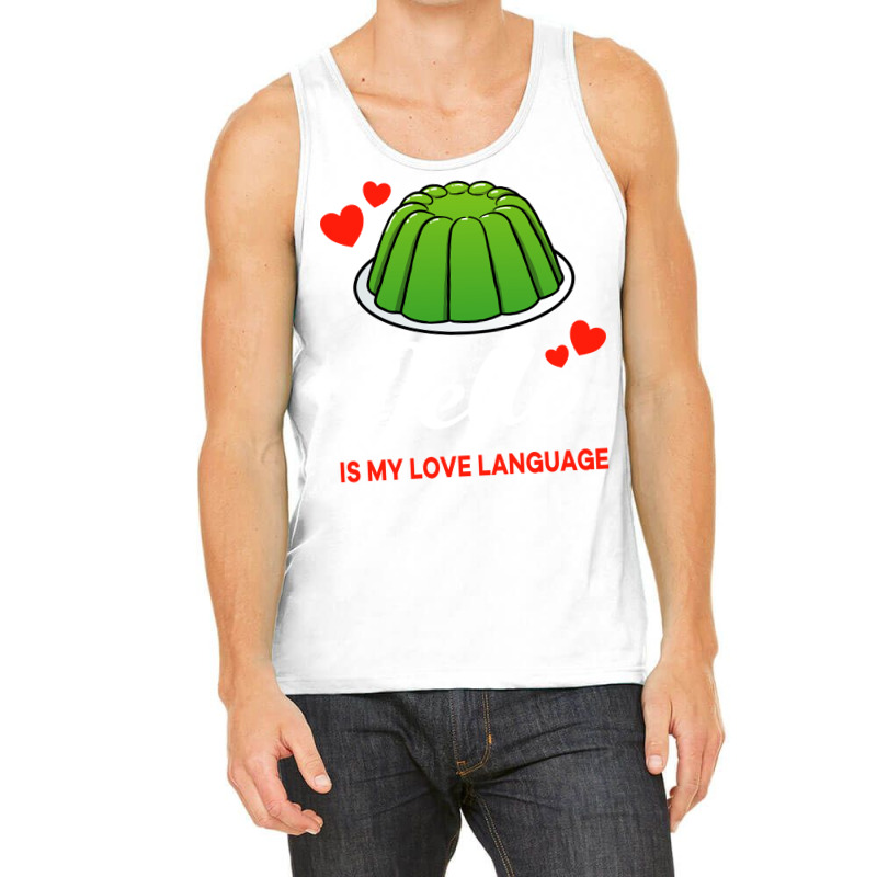 Green Jello Is My Love Language Funny Yellow Tank Top | Artistshot