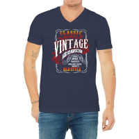 Vintage Birthday 1957 Aged To Perfection 1957 Birt V-neck Tee | Artistshot