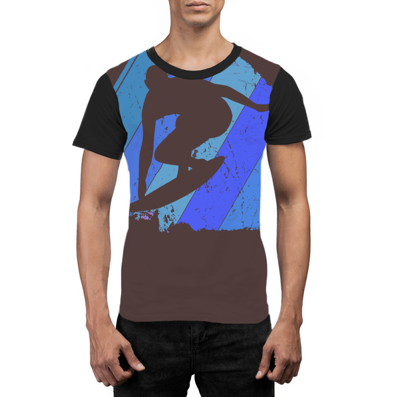 Surfer Surfing Retro Trending Graphic T-shirt by horathmheannj | Artistshot