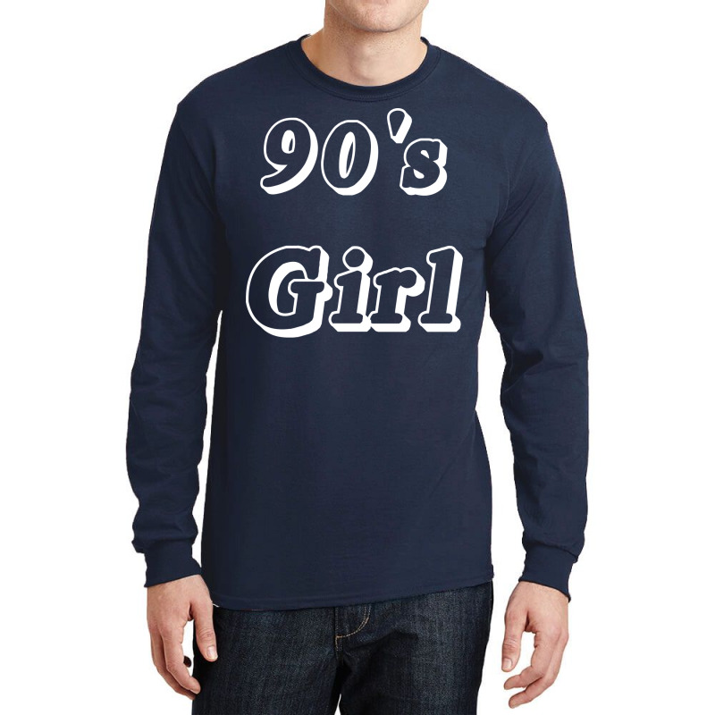 90s Girl Retro Women 90s Nineties Girl Long Sleeve Shirts by kleisazumatar | Artistshot