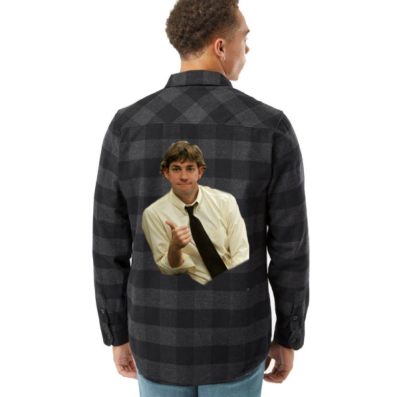 Jim Halpert Thumbs Up Flannel Shirt by persiefennink | Artistshot