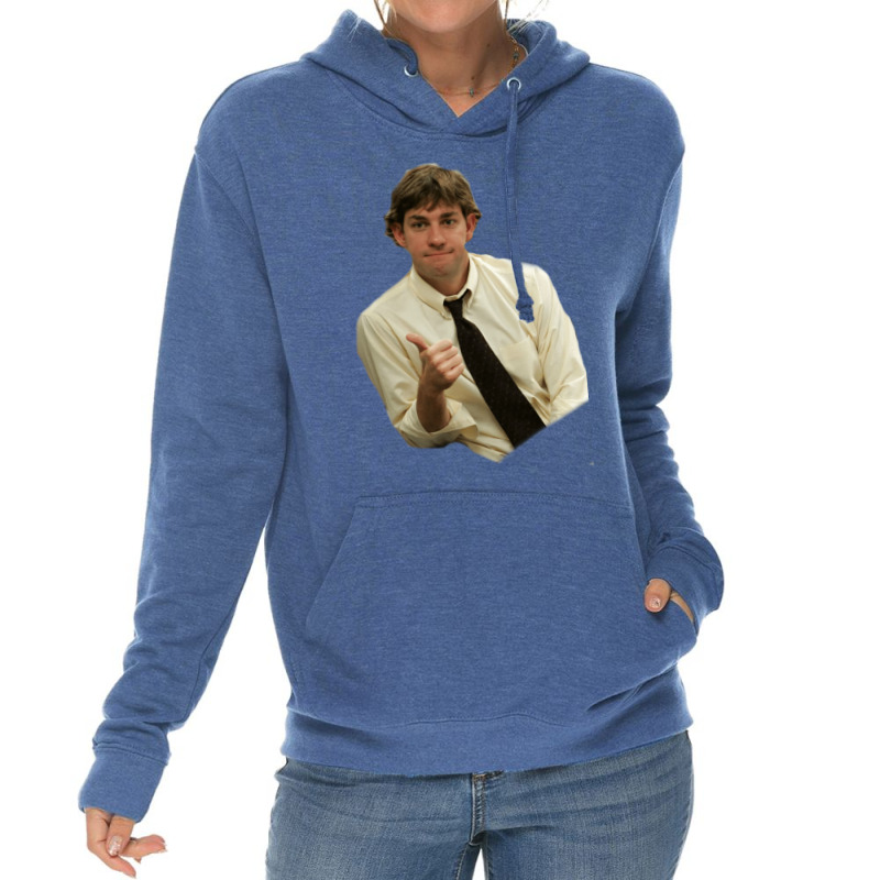 Jim Halpert Thumbs Up Lightweight Hoodie by persiefennink | Artistshot