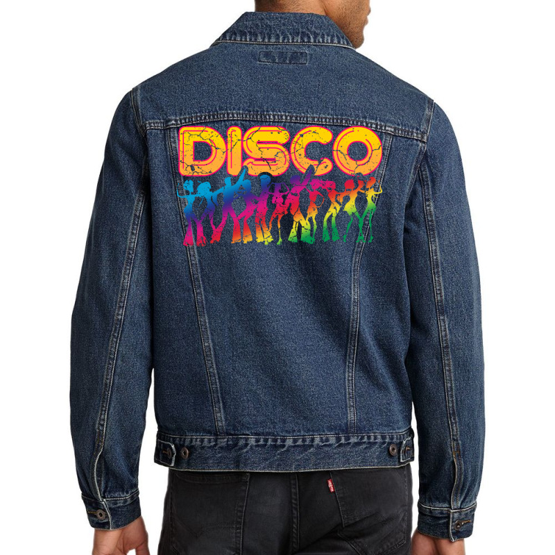 Disco Music Gift Quote Men Denim Jacket by bafixtreemm | Artistshot