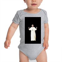 High Resolution Standing Bird Flipping Pope Franci Baby Bodysuit | Artistshot