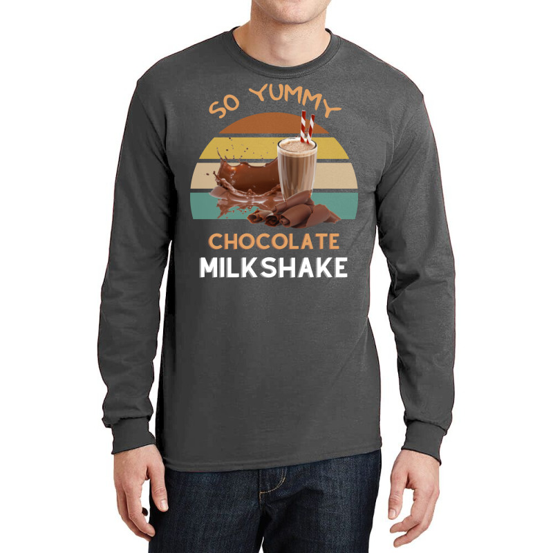 So Yummy Chocolate Milkshake Tumblr Long Sleeve Shirts by kaistosylinj | Artistshot