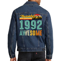 November 1992 Birthday Gift  Vintage November 1992 Men Denim Jacket | Artistshot