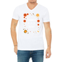 Thankful For Dessert Funny V-neck Tee | Artistshot