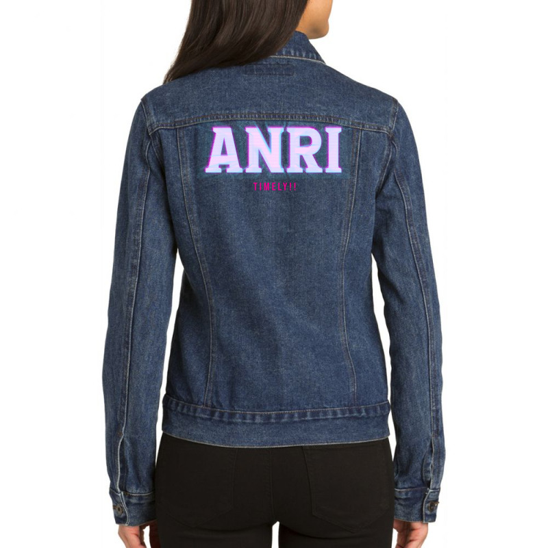 Anri Timely Hippie Ladies Denim Jacket by mironamabotep | Artistshot