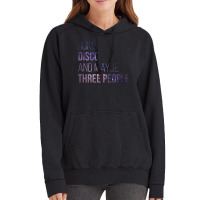 Awesome And Funny I Like Disco And Maybe Three Peo Vintage Hoodie | Artistshot