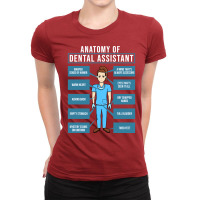 Dentist Dental Dental Hygienist Tooth Teeth Dental Ladies Fitted T-shirt | Artistshot