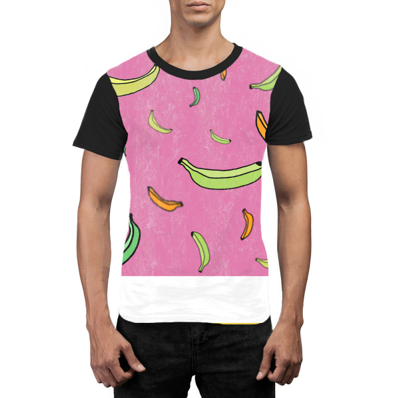 Bananas In Ice Green Graphic T-shirt by zrigkhudeu | Artistshot