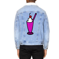 Milkshake Travel Unisex Sherpa-lined Denim Jacket | Artistshot