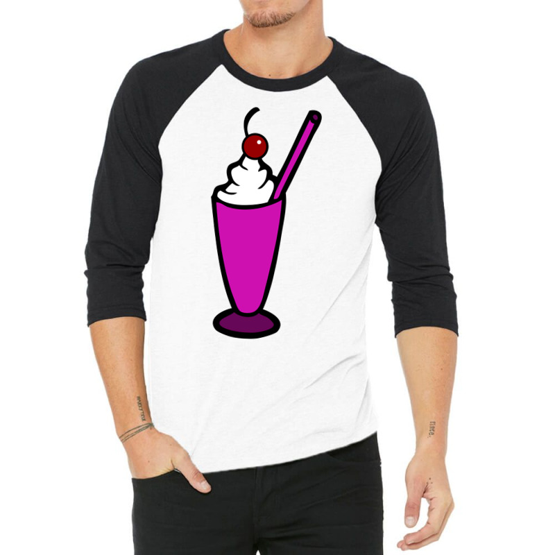 Milkshake Travel 3/4 Sleeve Shirt by tafranatawnao | Artistshot