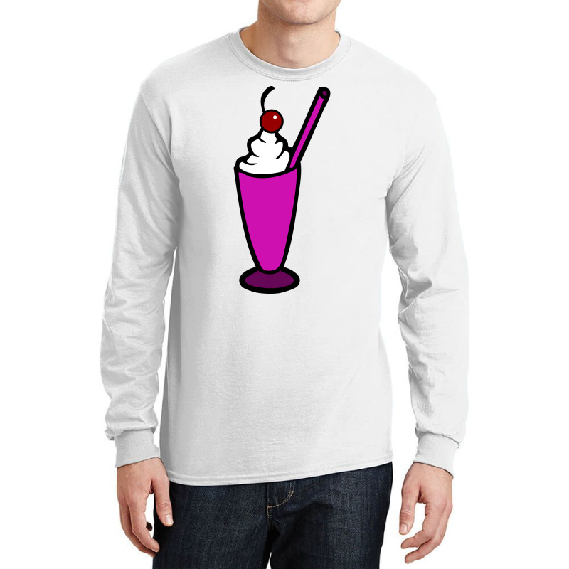 Milkshake Travel Long Sleeve Shirts by tafranatawnao | Artistshot