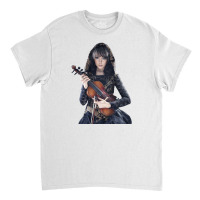 Pemain Biola Lindsey Stirling Hitam Classic T-shirt | Artistshot