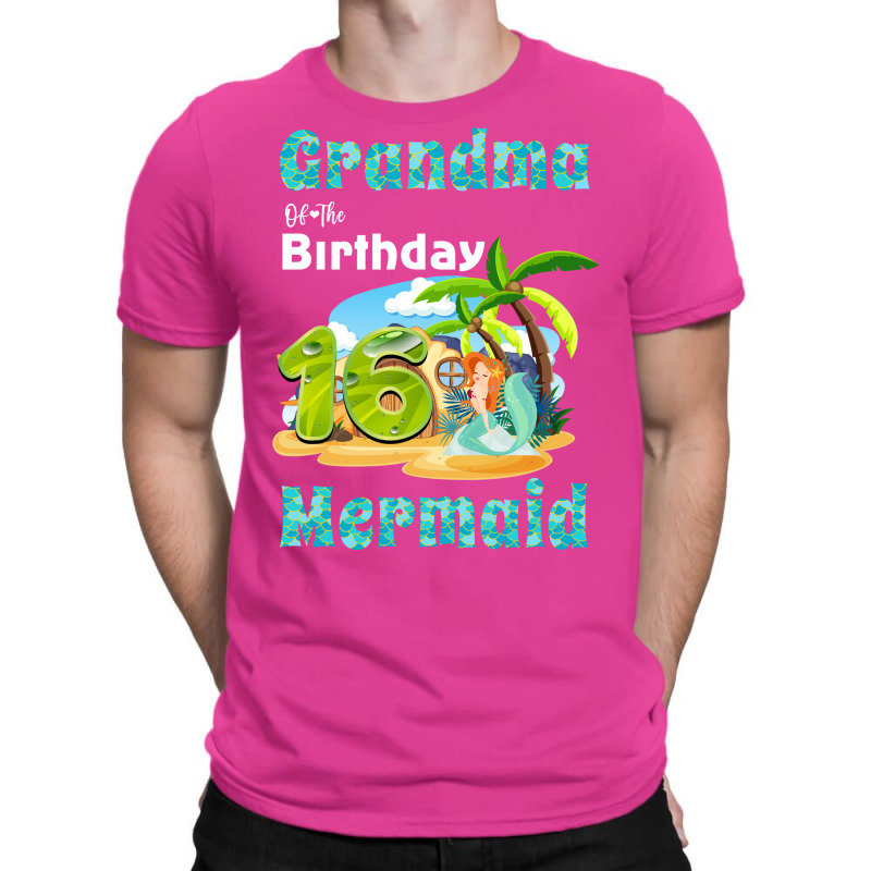 Cute Mermaid Gramma Of The 16th Birthday Trending T-shirt | Artistshot