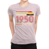 Vintage 1950 Birthday  Limited Edition 1950 Birthd Ladies Fitted T-shirt | Artistshot