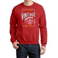 Vintage Birthday 1935 Aged To Perfection 1935 Birt Crewneck Sweatshirt | Artistshot