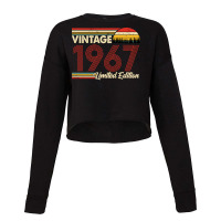 Vintage 1967 Birthday  Limited Edition 1967 Birthd Cropped Sweater | Artistshot