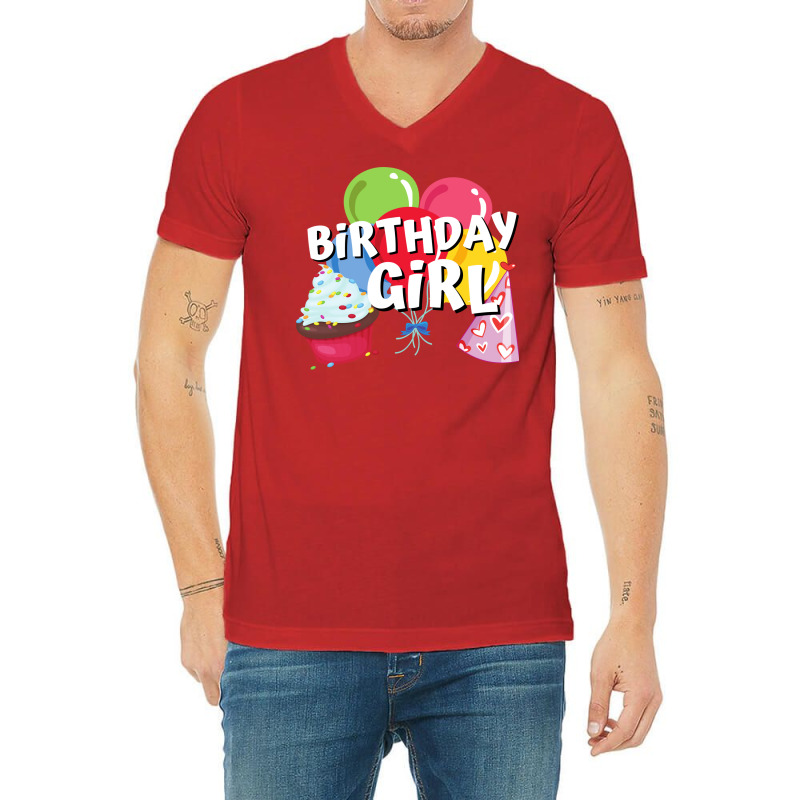 Birthday Girl Cool V-neck Tee | Artistshot