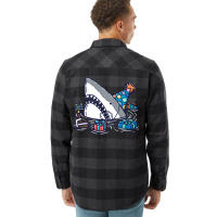 Birthday Shark Iii Boy Flannel Shirt | Artistshot