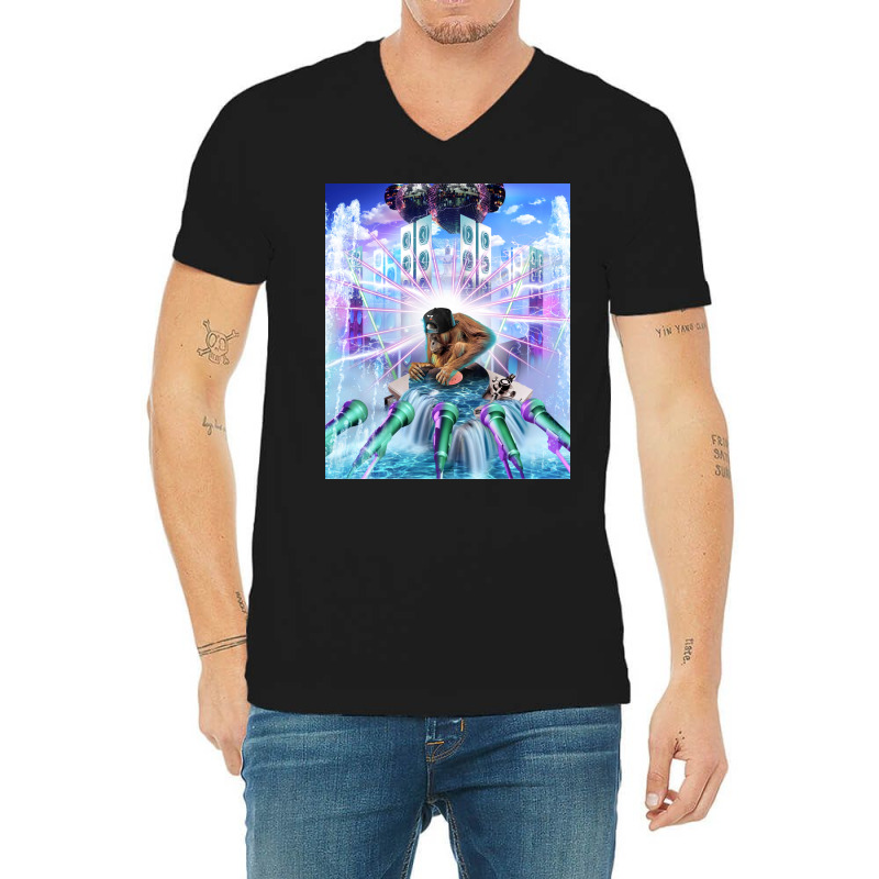 Dj Ape Hippie V-neck Tee | Artistshot