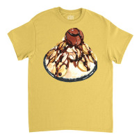 Korean Chocolate Banana Bingsu Ice Cream 70s Classic T-shirt | Artistshot