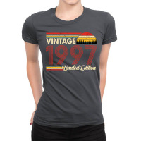 Vintage 1997 Birthday  Limited Edition 1997 Birthd Ladies Fitted T-shirt | Artistshot